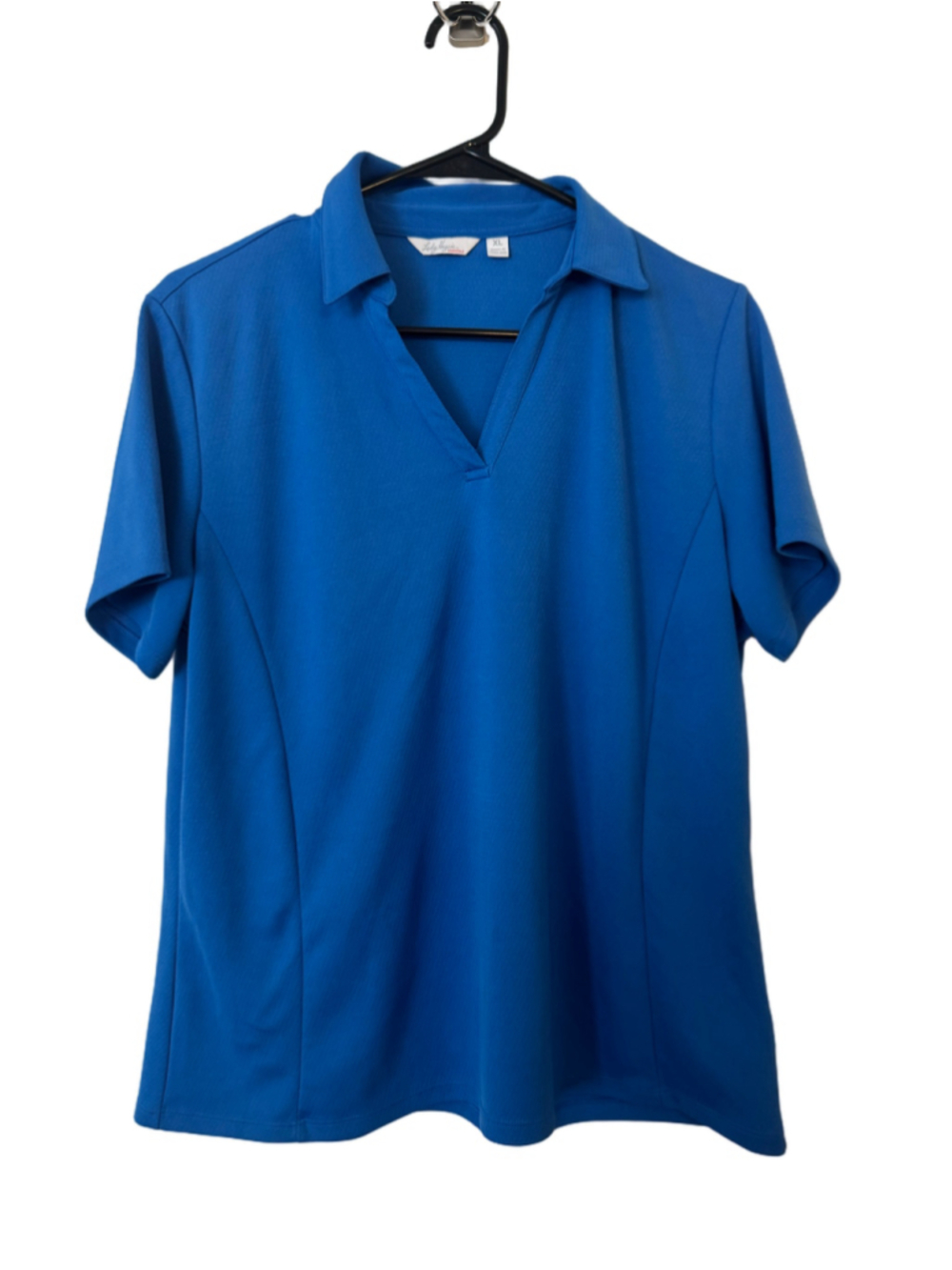 Lady Hagen Essentials Blue Short Sleeve Polo Shirt Size XL